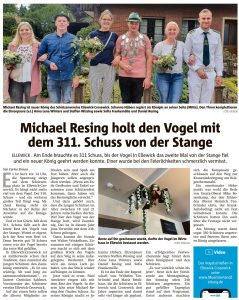 Read more about the article Michael Resing holt den Vogel…